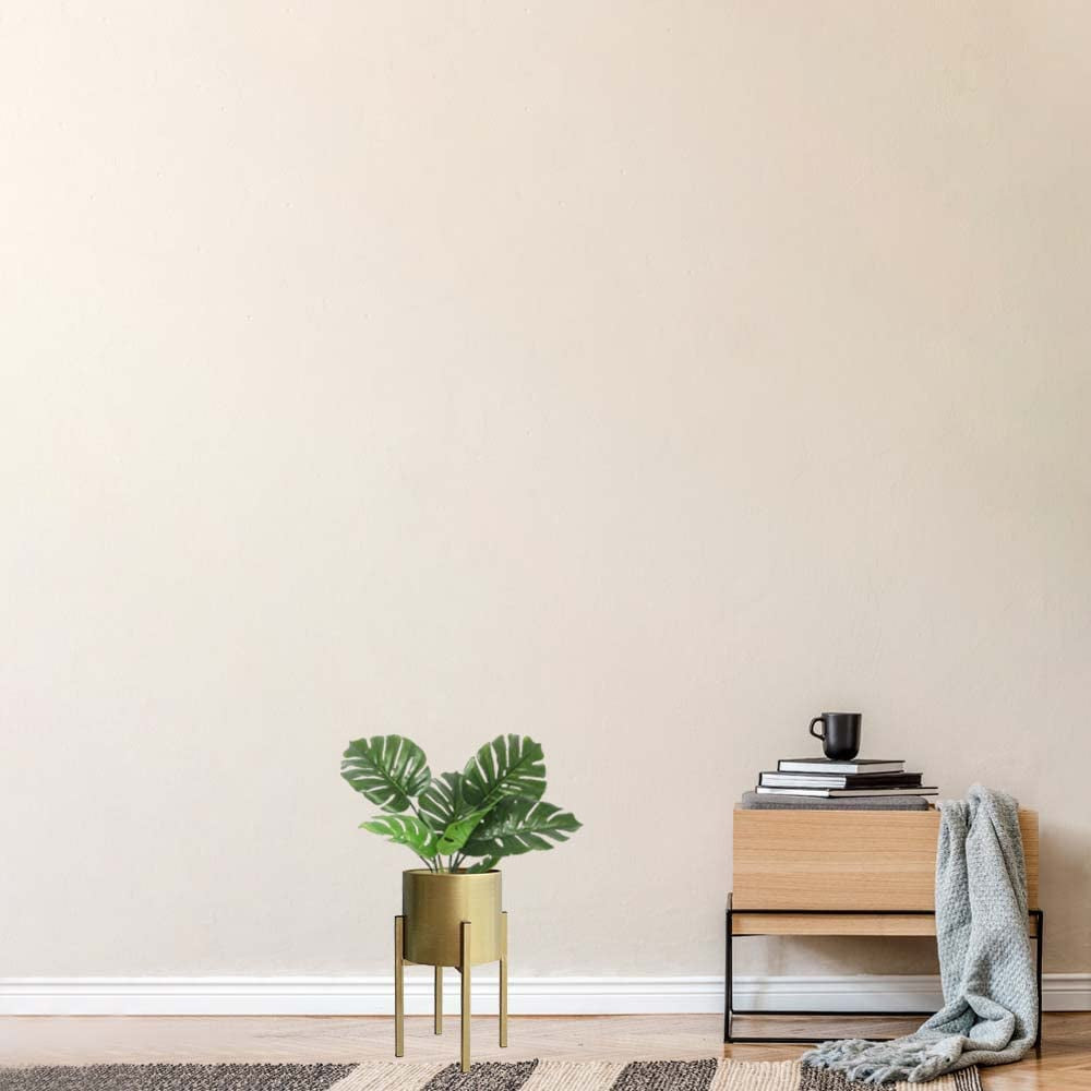 Planter Stand, Pot Stand for Plants, Metal Plants,Metal Plant Pot on Stand Flower Plant Stand Plant Shelf Plant Holder with Removable Pot Outdoor Indoor Home Decoration(Pot Included)…
