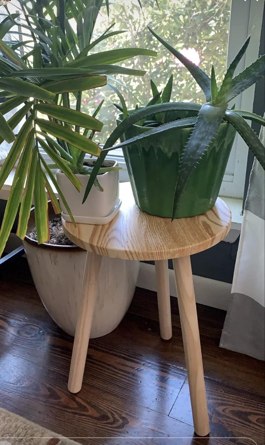 Plant Stand Indoor | Mid Century Plant Stands for Indoor Plants, Tall (16 Inch) Plant Stand, Plant Table, Small Side Table (NO Pot & Plant Incld)