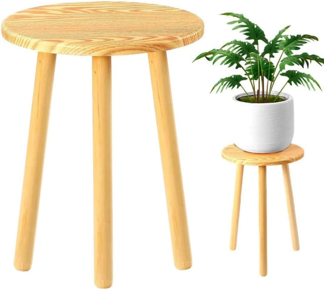 Plant Stand Indoor | Mid Century Plant Stands for Indoor Plants, Tall (16 Inch) Plant Stand, Plant Table, Small Side Table (NO Pot & Plant Incld)
